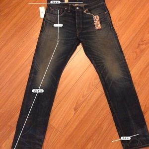 Brand New DOUBLE RL, SLIM FIT 34” WAISTE / 32”